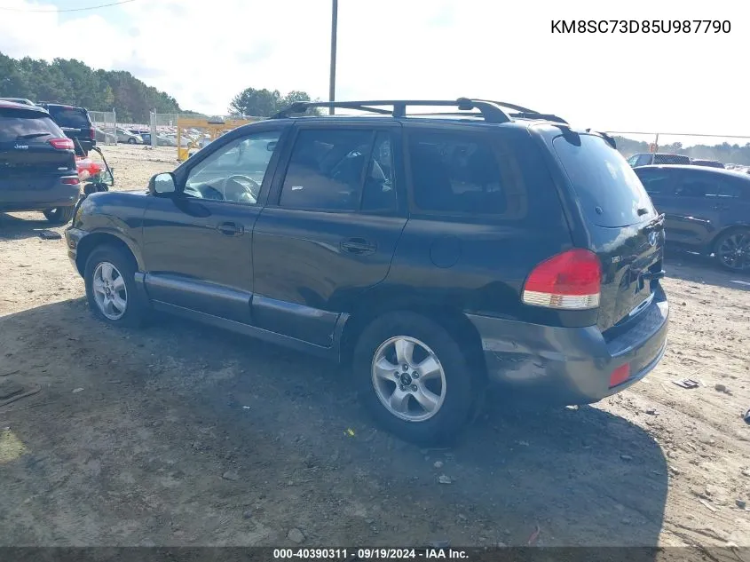 KM8SC73D85U987790 2005 Hyundai Santa Fe Gls