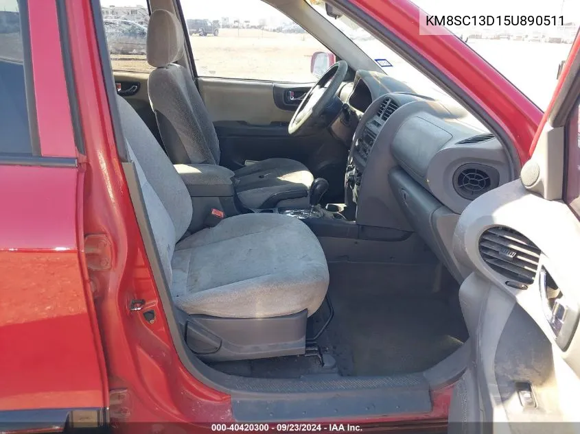 KM8SC13D15U890511 2005 Hyundai Santa Fe Gls