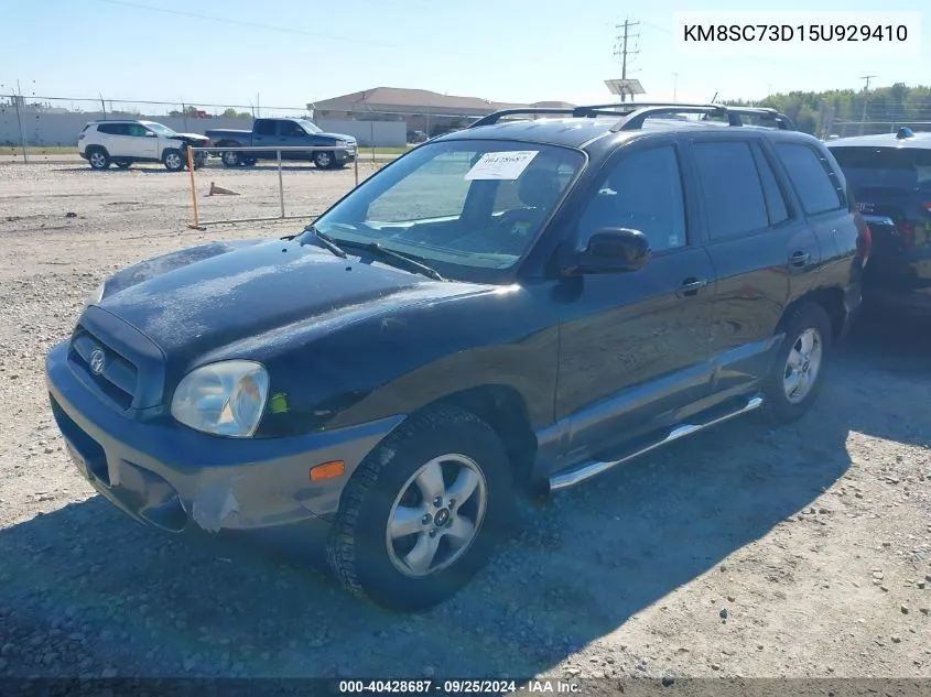 2005 Hyundai Santa Fe Gls VIN: KM8SC73D15U929410 Lot: 40428687