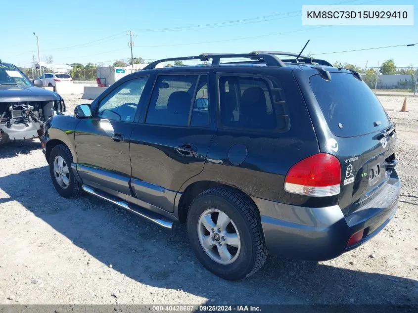 2005 Hyundai Santa Fe Gls VIN: KM8SC73D15U929410 Lot: 40428687