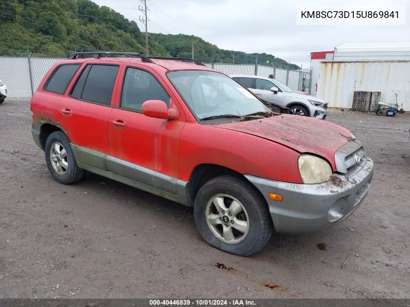 2005 Hyundai Santa Fe Gls VIN: KM8SC73D15U869841 Lot: 40446839