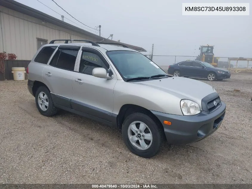 KM8SC73D45U893308 2005 Hyundai Santa Fe Gls