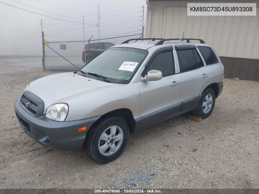 KM8SC73D45U893308 2005 Hyundai Santa Fe Gls