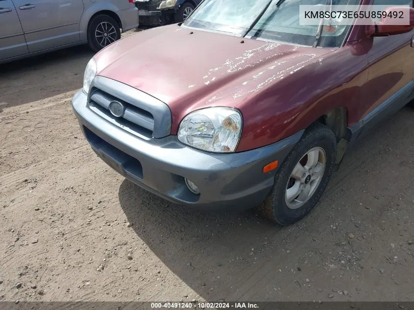 KM8SC73E65U859492 2005 Hyundai Santa Fe Gls/Lx