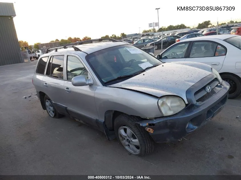 2005 Hyundai Santa Fe Gls VIN: KM8SC73D85U867309 Lot: 40500312