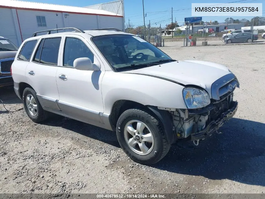 2005 Hyundai Santa Fe Gls/Lx VIN: KM8SC73E85U957584 Lot: 40579532