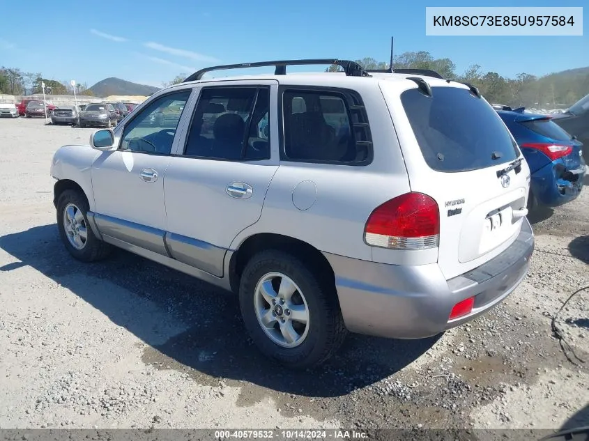 2005 Hyundai Santa Fe Gls/Lx VIN: KM8SC73E85U957584 Lot: 40579532