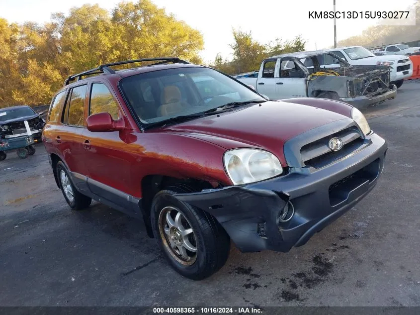 2005 Hyundai Santa Fe Gls VIN: KM8SC13D15U930277 Lot: 40598365