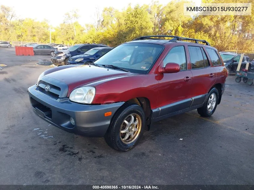 2005 Hyundai Santa Fe Gls VIN: KM8SC13D15U930277 Lot: 40598365