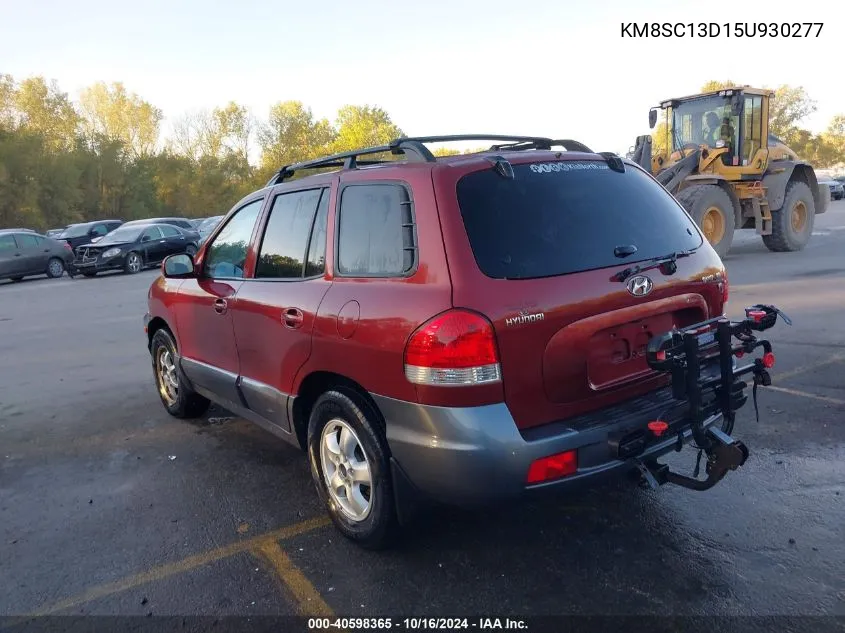 2005 Hyundai Santa Fe Gls VIN: KM8SC13D15U930277 Lot: 40598365