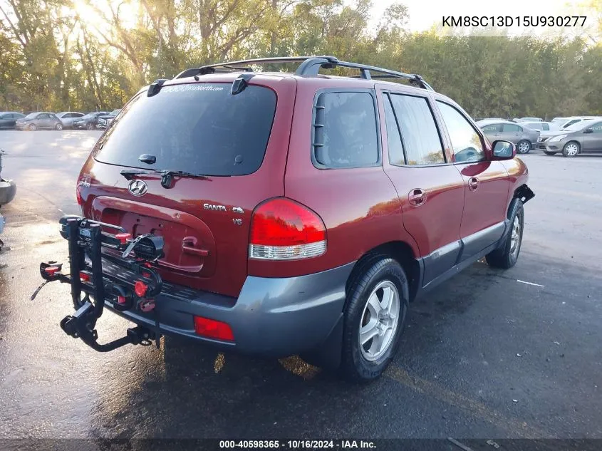 2005 Hyundai Santa Fe Gls VIN: KM8SC13D15U930277 Lot: 40598365