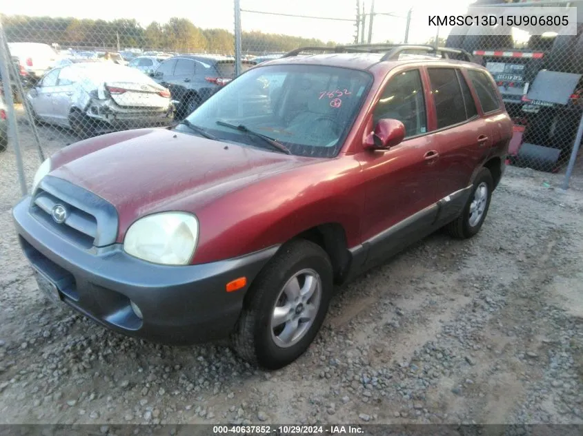 KM8SC13D15U906805 2005 Hyundai Santa Fe Gls