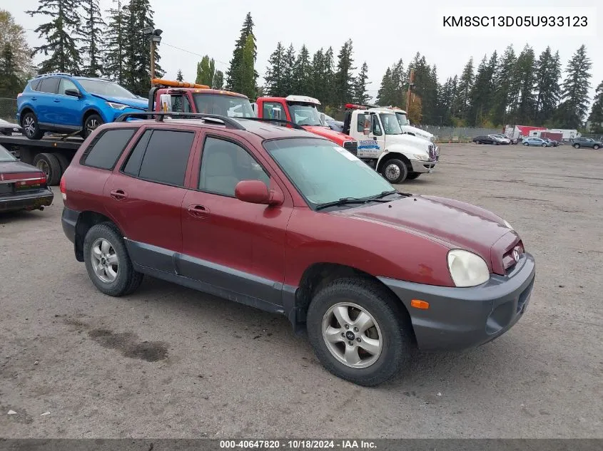 2005 Hyundai Santa Fe Gls VIN: KM8SC13D05U933123 Lot: 40647820