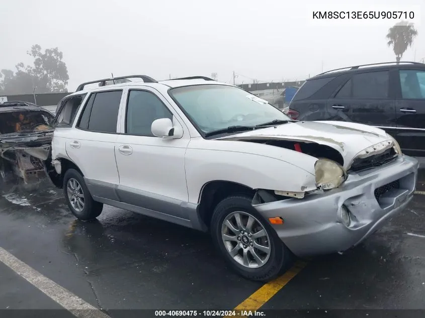 2005 Hyundai Santa Fe Gls/Lx VIN: KM8SC13E65U905710 Lot: 40690475