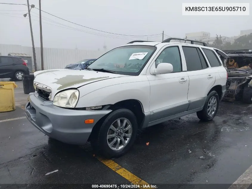 2005 Hyundai Santa Fe Gls/Lx VIN: KM8SC13E65U905710 Lot: 40690475