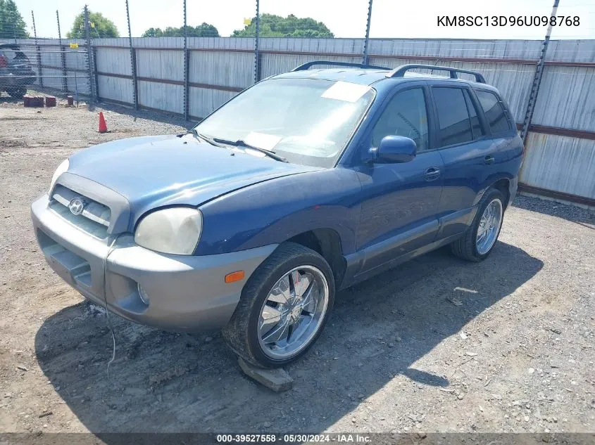 2006 Hyundai Santa Fe Gls VIN: KM8SC13D96U098768 Lot: 39527558