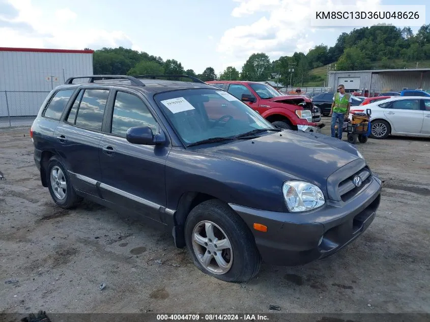 2006 Hyundai Santa Fe Gls VIN: KM8SC13D36U048626 Lot: 40044709