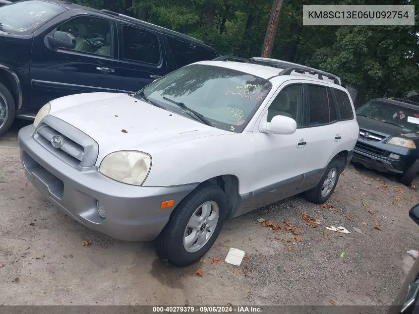 2006 Hyundai Santa Fe Gls/Limited VIN: KM8SC13E06U092754 Lot: 40279379