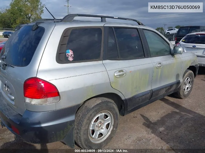 KM8SC13D76U050069 2006 Hyundai Santa Fe Gls