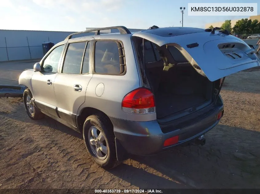 2006 Hyundai Santa Fe Gls VIN: KM8SC13D56U032878 Lot: 40353739