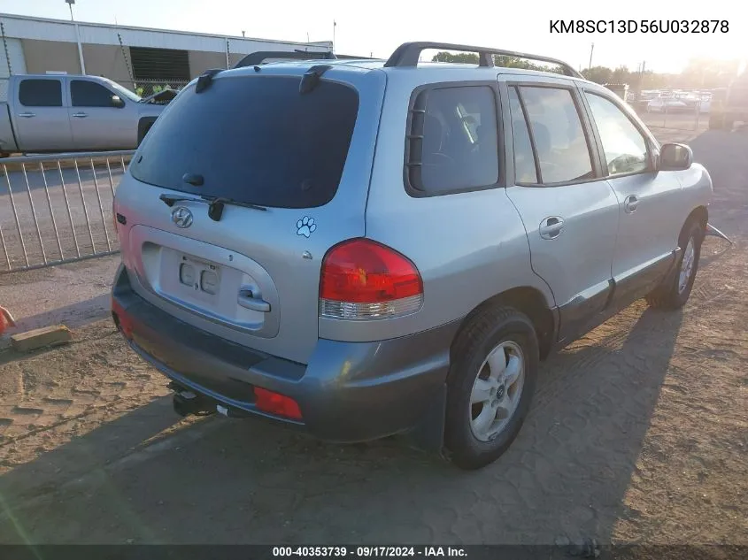 KM8SC13D56U032878 2006 Hyundai Santa Fe Gls