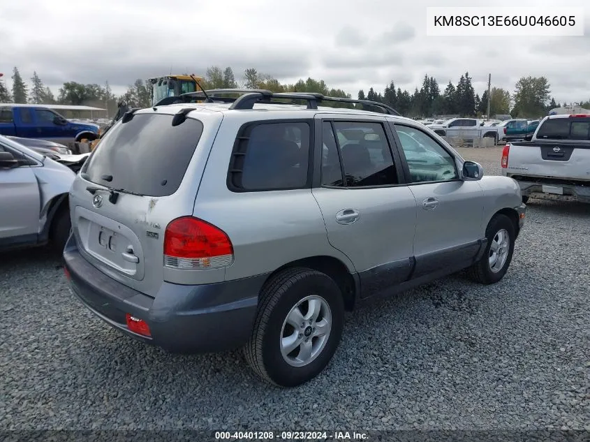 2006 Hyundai Santa Fe Gls/Limited VIN: KM8SC13E66U046605 Lot: 40401208