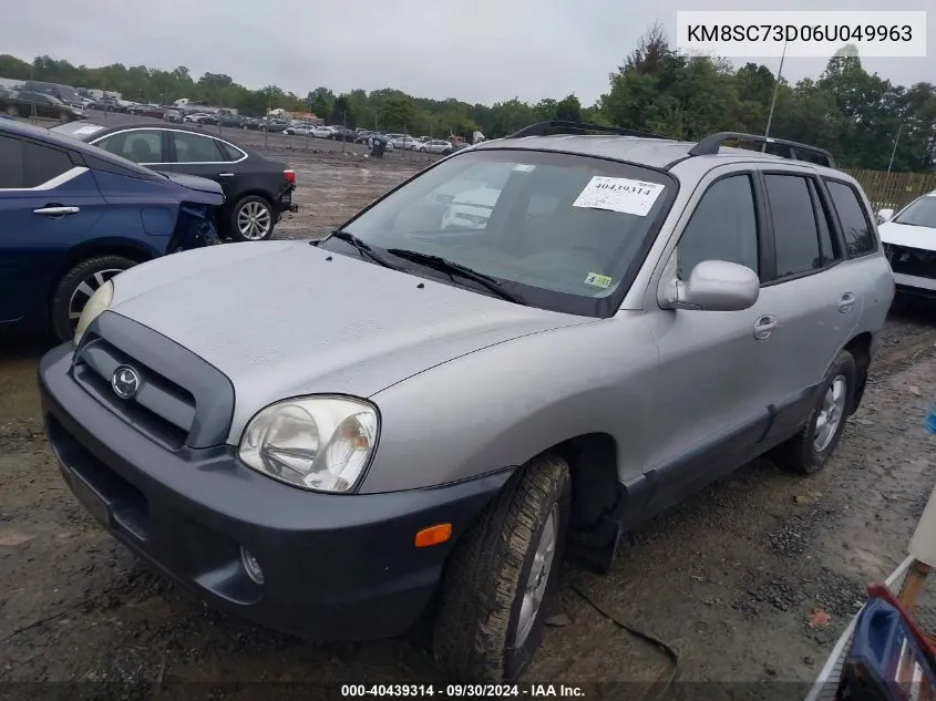 KM8SC73D06U049963 2006 Hyundai Santa Fe Gls