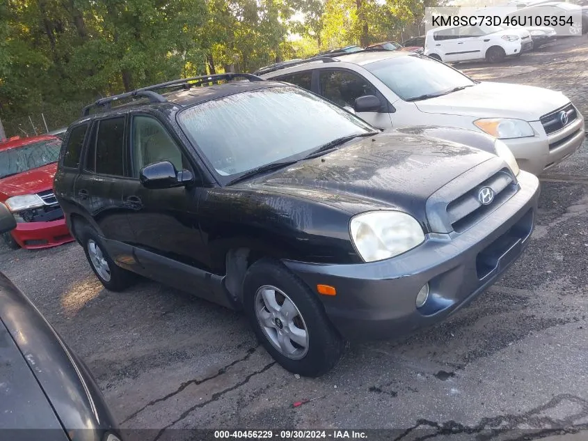 2006 Hyundai Santa Fe Gls VIN: KM8SC73D46U105354 Lot: 40456229