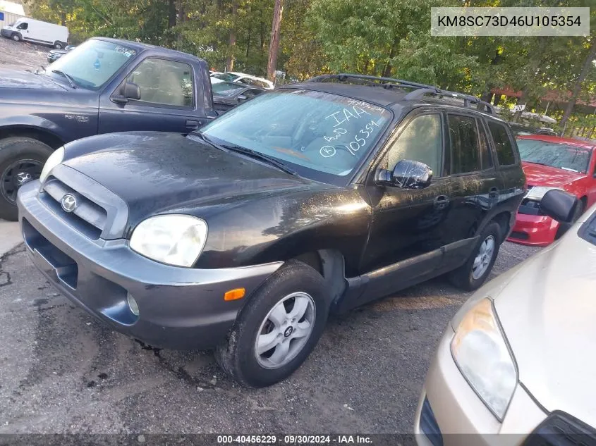 2006 Hyundai Santa Fe Gls VIN: KM8SC73D46U105354 Lot: 40456229