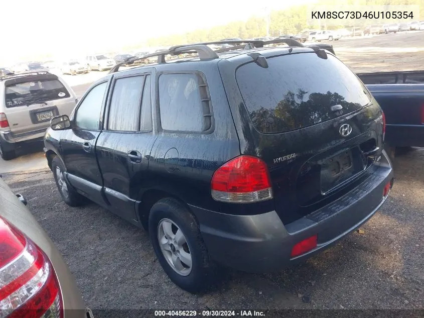 KM8SC73D46U105354 2006 Hyundai Santa Fe Gls