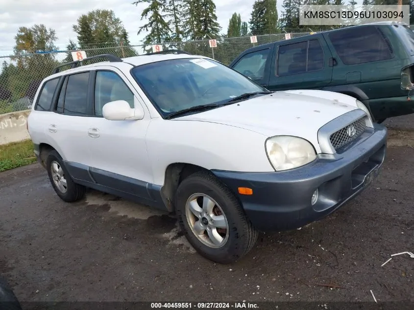 2006 Hyundai Santa Fe Gls VIN: KM8SC13D96U103094 Lot: 40459551