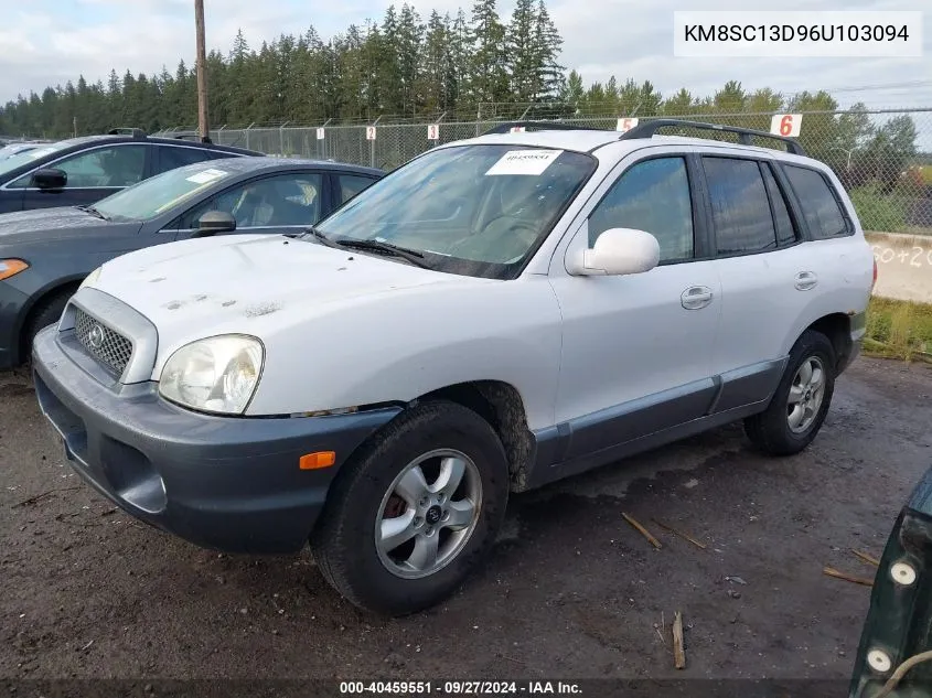 2006 Hyundai Santa Fe Gls VIN: KM8SC13D96U103094 Lot: 40459551