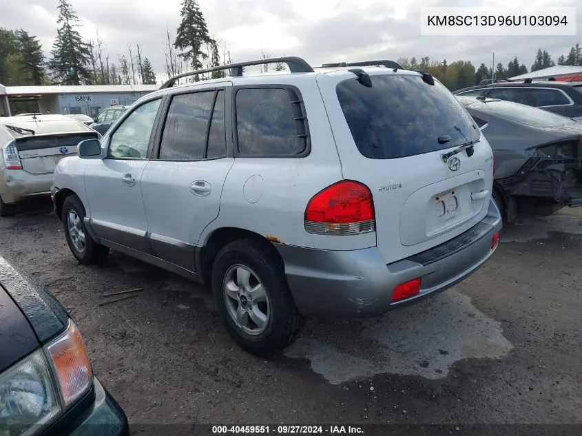 KM8SC13D96U103094 2006 Hyundai Santa Fe Gls