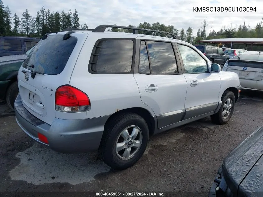 KM8SC13D96U103094 2006 Hyundai Santa Fe Gls