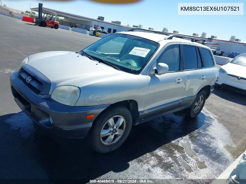 2006 Hyundai Santa Fe Gls/Limited VIN: KM8SC13EX6U107521 Lot: 40469419