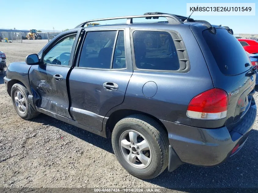 2006 Hyundai Santa Fe Gls/Limited VIN: KM8SC13E26U101549 Lot: 40587424