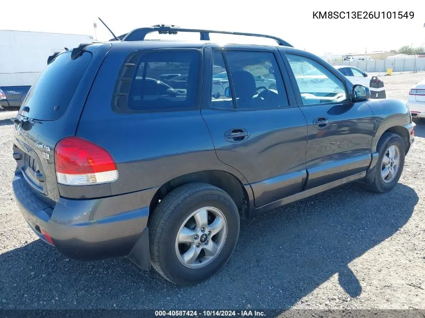 KM8SC13E26U101549 2006 Hyundai Santa Fe Gls/Limited