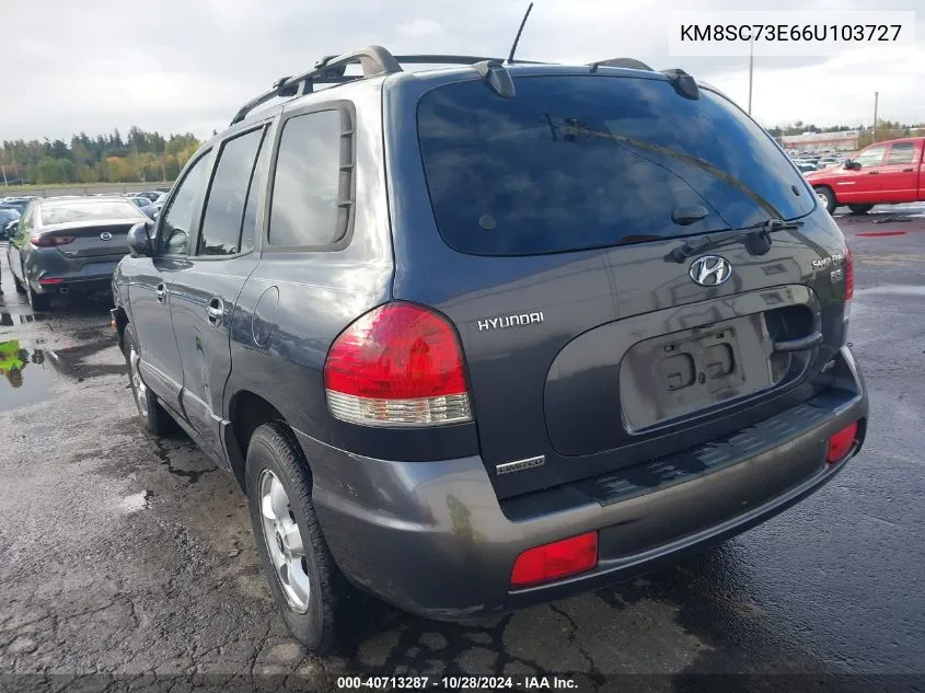 2006 Hyundai Santa Fe Gls/Limited VIN: KM8SC73E66U103727 Lot: 40713287