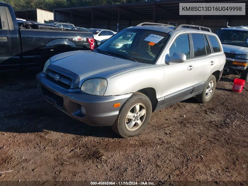 2006 Hyundai Santa Fe Gls VIN: KM8SC13D16U049998 Lot: 40855964