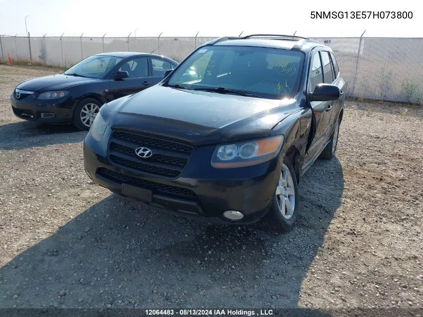 5NMSG13E57H073800 2007 Hyundai Santa Fe