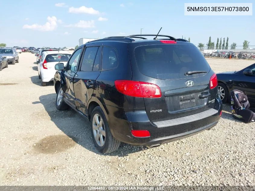 5NMSG13E57H073800 2007 Hyundai Santa Fe