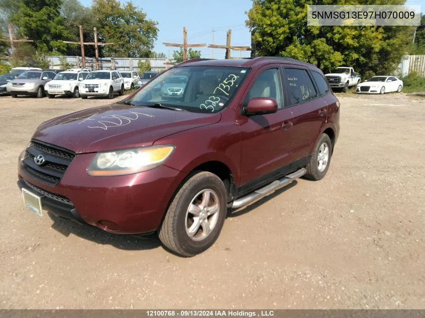 5NMSG13E97H070009 2007 Hyundai Santa Fe Gl