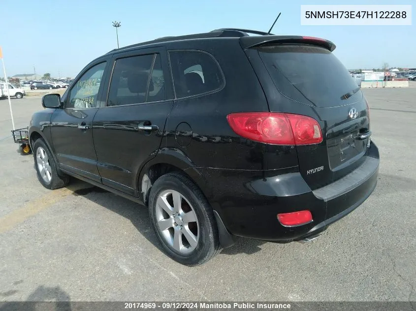 5NMSH73E47H122288 2007 Hyundai Santa Fe Gls