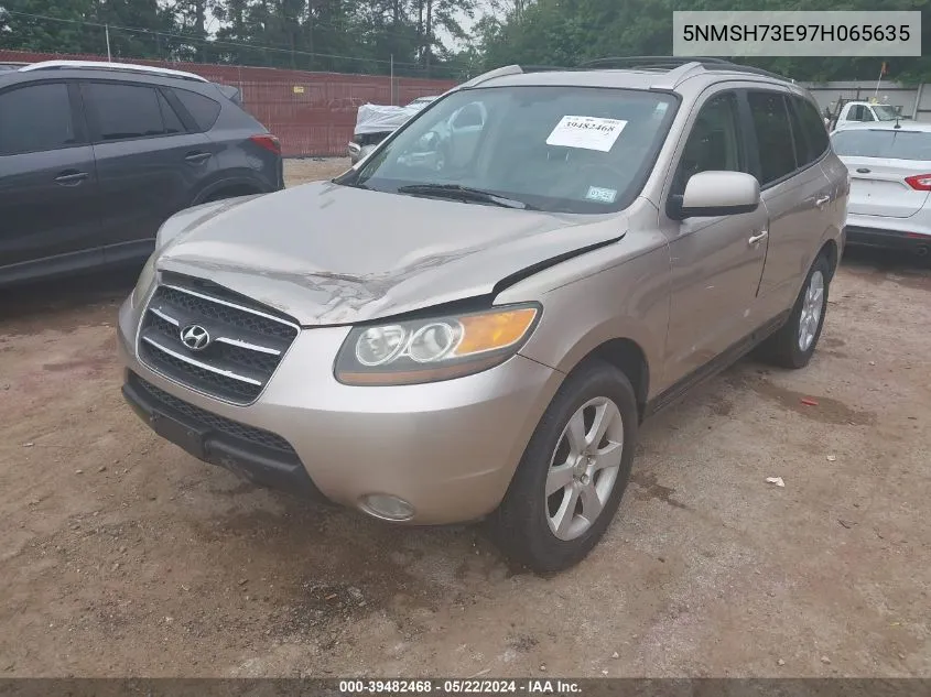 2007 Hyundai Santa Fe Limited/Se VIN: 5NMSH73E97H065635 Lot: 39482468