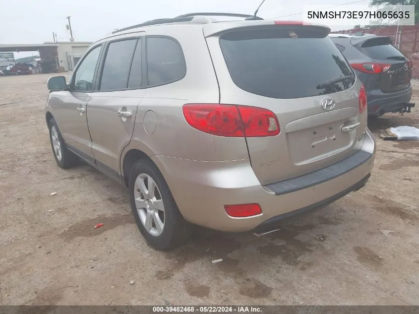 5NMSH73E97H065635 2007 Hyundai Santa Fe Limited/Se