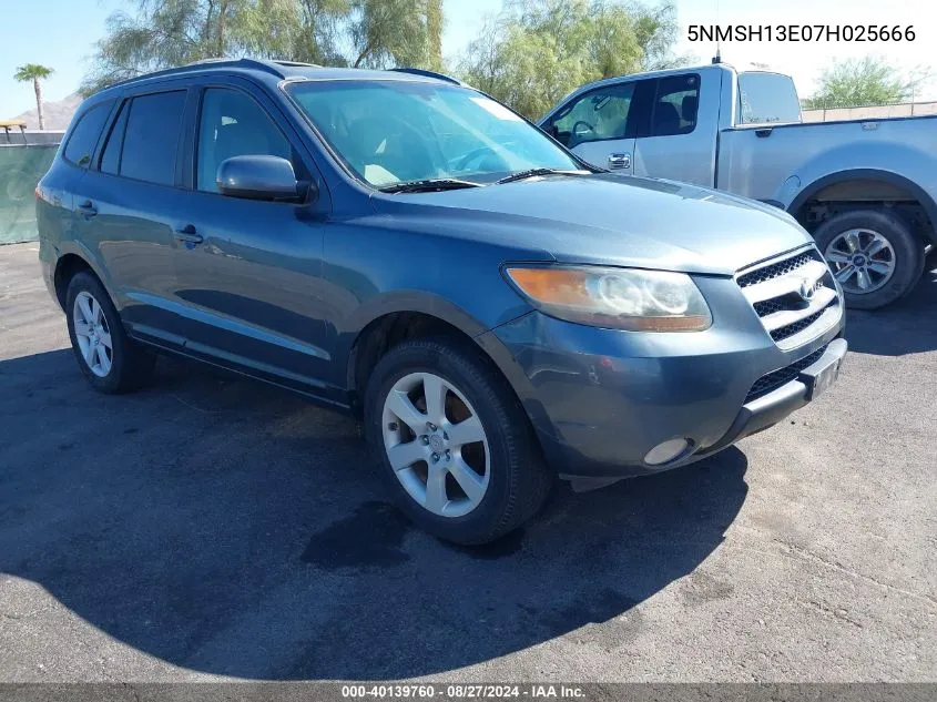 5NMSH13E07H025666 2007 Hyundai Santa Fe Limited/Se