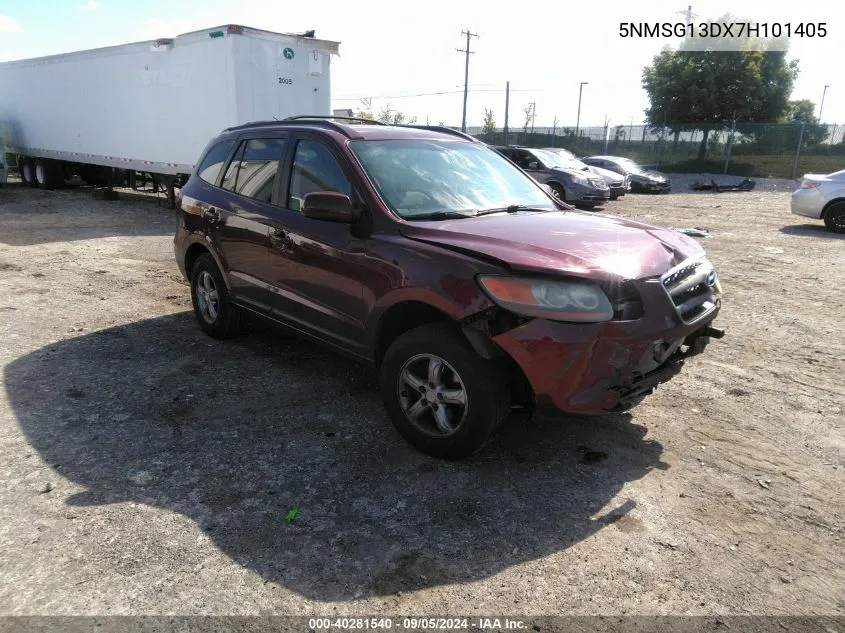 2007 Hyundai Santa Fe Gls VIN: 5NMSG13DX7H101405 Lot: 40281540