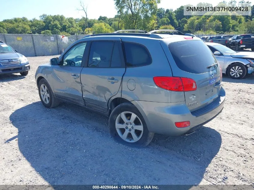 5NMSH13E37H009428 2007 Hyundai Santa Fe Se/Limited