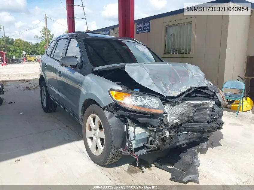 2007 Hyundai Santa Fe Limited/Se VIN: 5NMSH73E37H043954 Lot: 40332236