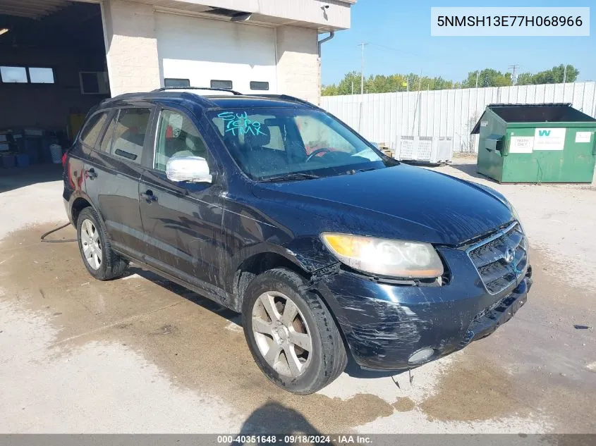 2007 Hyundai Santa Fe Limited/Se VIN: 5NMSH13E77H068966 Lot: 40351648